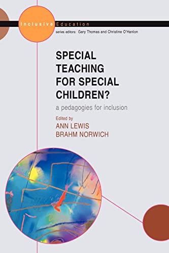 9780335214051: Special teaching for special children? Pedagogies for inclusion
