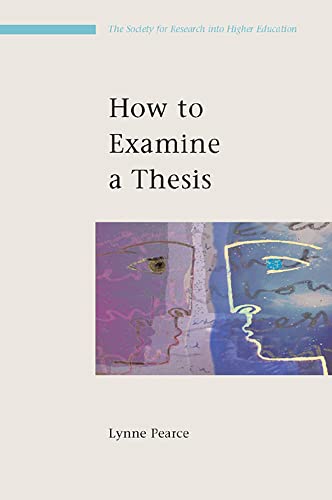 Imagen de archivo de How to Examine a Thesis a la venta por Better World Books Ltd