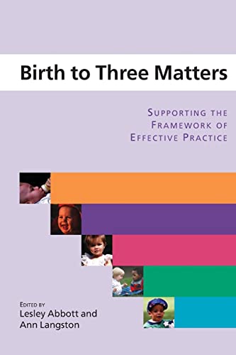Imagen de archivo de Birth to Three Matters: Supporting the Framework of Effective Practice a la venta por medimops