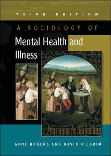 Beispielbild fr Sociology of Mental Health and Illness zum Verkauf von Better World Books