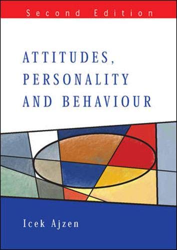 Attitudes, Personality And Behaviour (9780335217045) by Ajzen, Icek