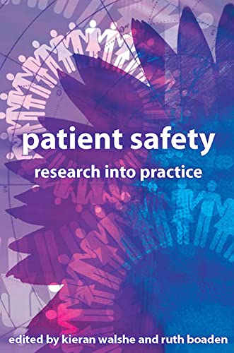 Beispielbild fr Patient Safety: Research into Practice zum Verkauf von Better World Books