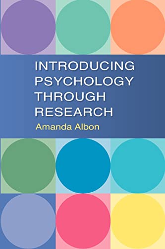 9780335221349: Introducing Psychology Through Research
