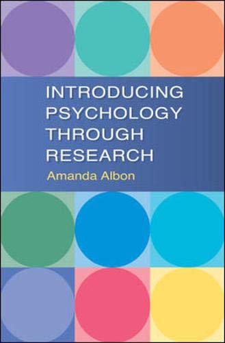 9780335221356: Introducing Psychology Through Research