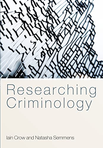 Imagen de archivo de Researching Criminology a la venta por Greener Books