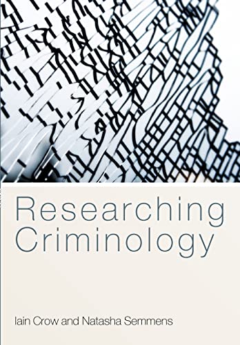 Stock image for Researching Criminology for sale by Greener Books