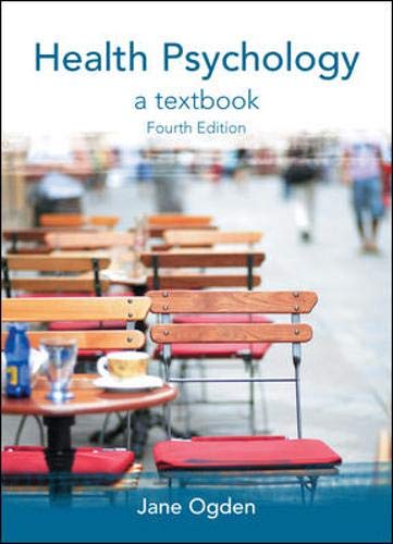 Beispielbild fr Health Psychology: A Textbook zum Verkauf von Anybook.com
