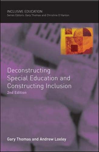 9780335223701: Deconstructing Special Education and Constructing Inclusion (Inclusive Education)