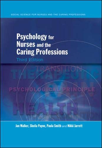 Imagen de archivo de Psychology for Nurses and the Caring Professions a la venta por Revaluation Books