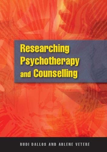 Researching Psychotherapy and Counselling (9780335224715) by Dallos, Rudi; Vetere, Arlene