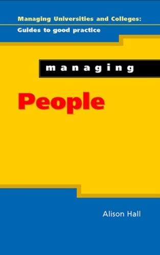 Managing People (9780335225644) by Hall, Alison