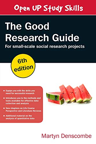 Imagen de archivo de The Good Research Guide : For Small-Scale Social Research Projects a la venta por Better World Books