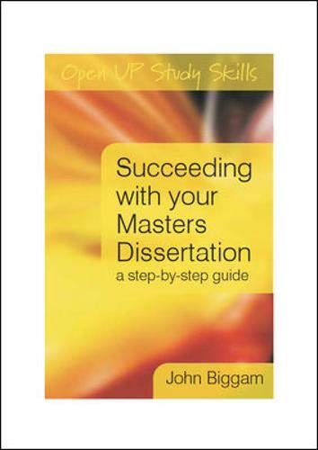 9780335227204: Succeeding with your Master's Dissertation: A Step-by-Step Handbook