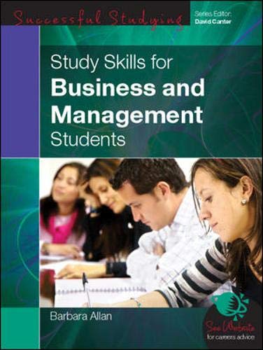 9780335228539: Study Skills for Business and Management Students