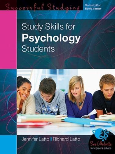 Stock image for Study Skills for Psychology Students for sale by Blackwell's