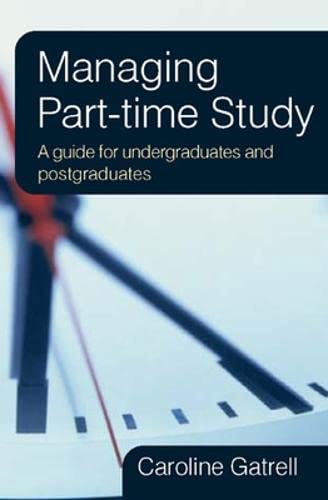 Managing Part-time Study (9780335229765) by Gatrell, Caroline