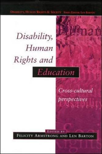 Disability, Human Rights and Education (9780335230532) by Armstrong, Felicity; Barton, Len