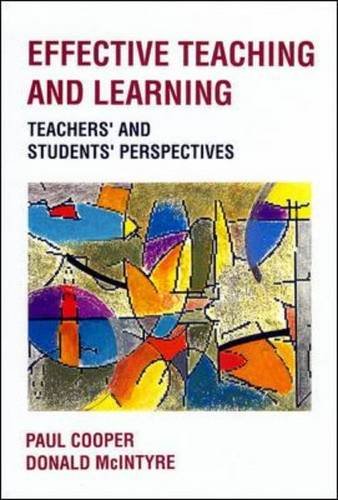 Effective Teaching and Learning (9780335231164) by Cooper, Paul; Mcintyre, Donald