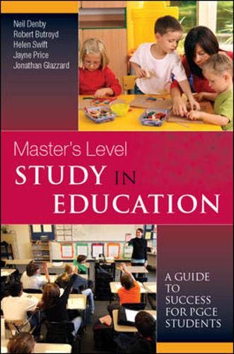 Beispielbild fr Masters Level Study in Education zum Verkauf von AwesomeBooks