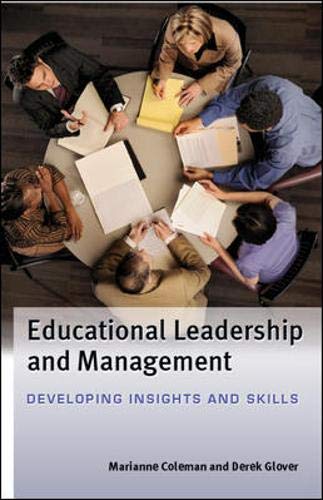 Beispielbild fr Educational Leadership and Management: Developing Insights and Skills zum Verkauf von Thomas Emig
