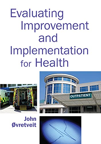 Stock image for Evaluating Improvement and Implementation for Health for sale by Blackwell's