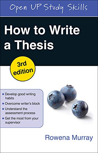 9780335244287: How To Write A Thesis