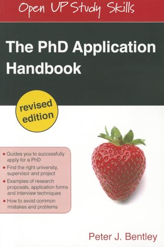 9780335246960: The Phd Application Handbook, Revised Edition: Revised Edition (Open Up Study Skills)