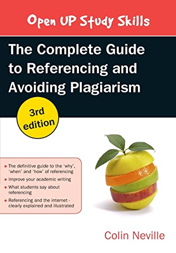 Stock image for The Complete Guide to Referencing and Avoiding Plagiarism for sale by Blackwell's