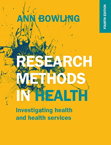 Stock image for Research Methods in Health: Investigating Health and Health Services for sale by Better World Books