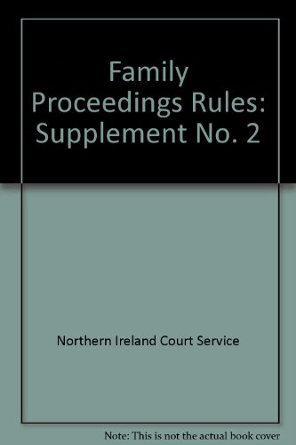 9780337088308: Family Proceedings Rules Ni Suppt