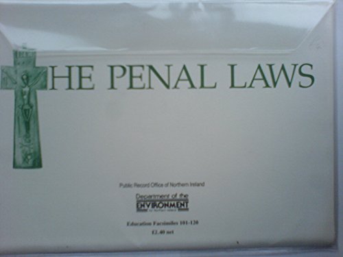 Stock image for The penal laws (Education facsimiles) for sale by Kennys Bookstore