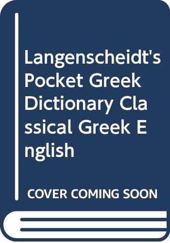 9780340000342: Langenscheidt's Greek-English, English-Greek Pocket Dictionary