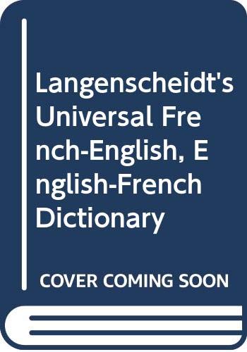 9780340000373: Langenscheidt's Universal French-English, English-French Dictionary