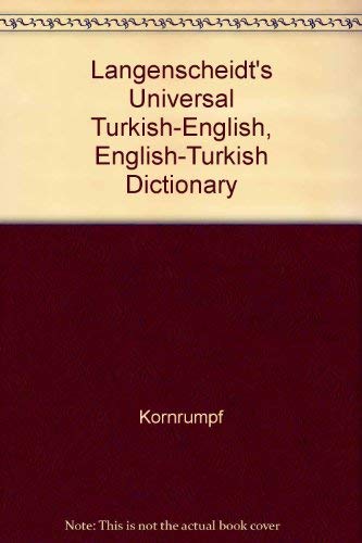 9780340000427: Langenscheidt's Universal Turkish-English, English-Turkish Dictionary