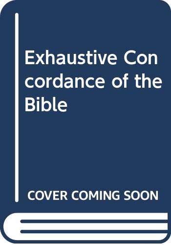 9780340007006: Exhaustive Concordance of the Bible