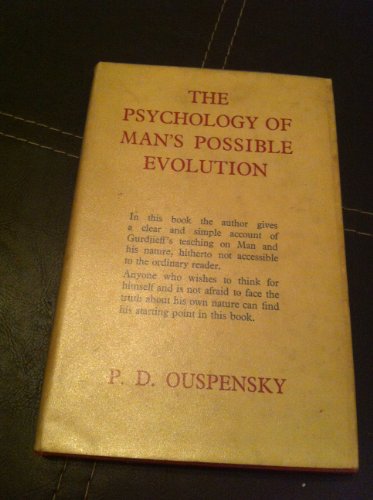9780340016138: The psychology of man's possible evolution