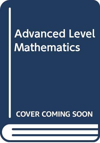 Beispielbild fr Advanced Level Mathematics (Physical science texts) zum Verkauf von GF Books, Inc.