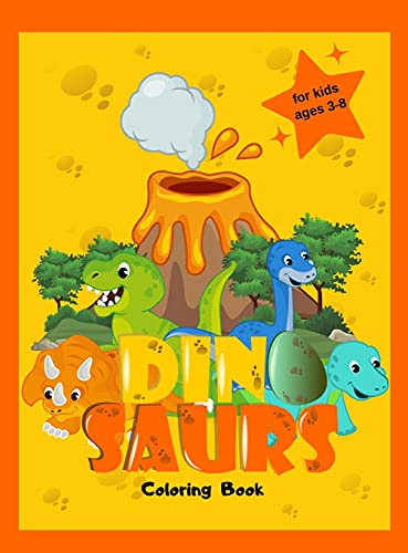 Stock image for Dinosaurs Coloring Book: Cute and Simple Dinosaurs for Boys and Girls Big Dino Coloring Book for Toddlers for sale by WorldofBooks