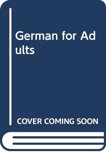 Stock image for German for Adults PAPER for sale by WorldofBooks