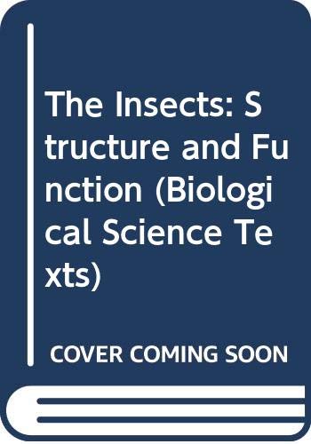 Imagen de archivo de The insects: structure and function (Biological science texts) a la venta por HPB-Red