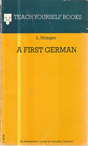 Stock image for A First German (Teach Yourself) for sale by WorldofBooks