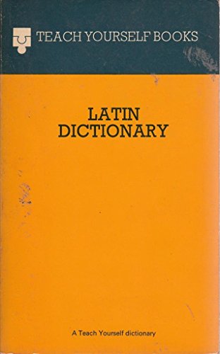 Latin-English, English-Latin Dictionary (9780340054987) by Wilson, Alastair