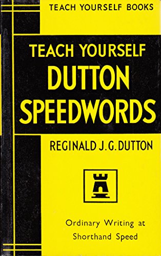 Stock image for Speedwords (Teach Yourself) for sale by WorldofBooks