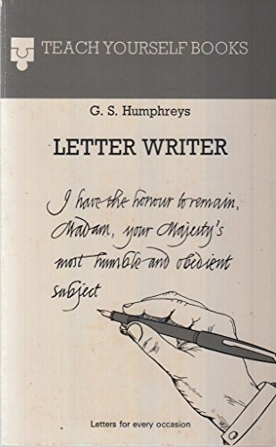Beispielbild fr Letter Writer (Teach Yourself) zum Verkauf von WorldofBooks