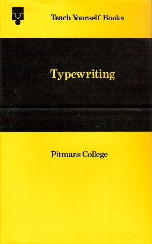Beispielbild fr Pitman's College Typewriting (Teach Yourself) zum Verkauf von WorldofBooks