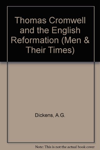 Beispielbild fr Thomas Cromwell and the English Reformation (Men & Their Times) zum Verkauf von Better World Books