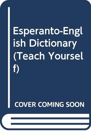 9780340059500: Esperanto-English Dictionary (Teach Yourself)