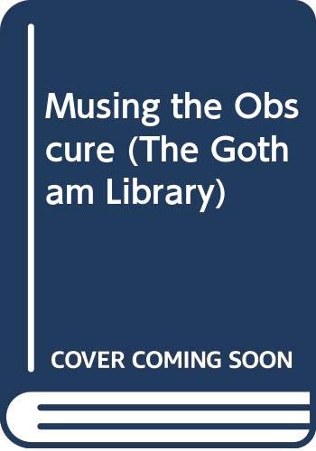 Musing the Obscure (The Gotham Library) (9780340094501) by Wallace Stevens