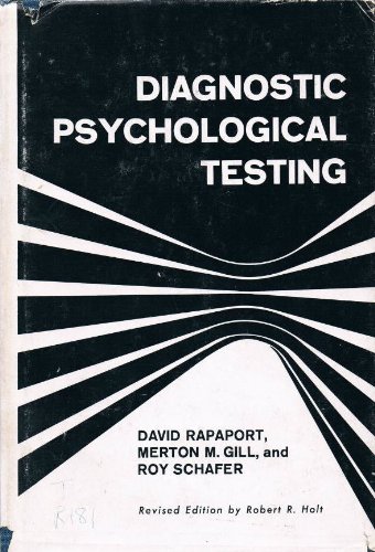 Beispielbild fr Diagnostic Psychological Testing zum Verkauf von ThriftBooks-Dallas