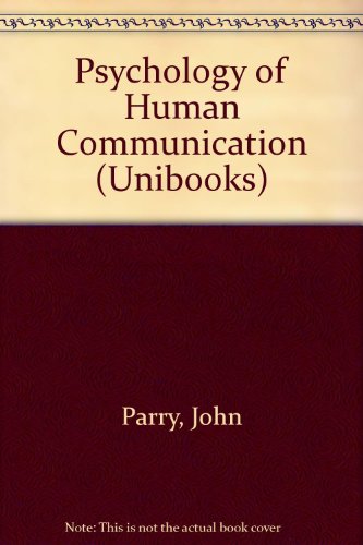 9780340119747: Psychology of Human Communication